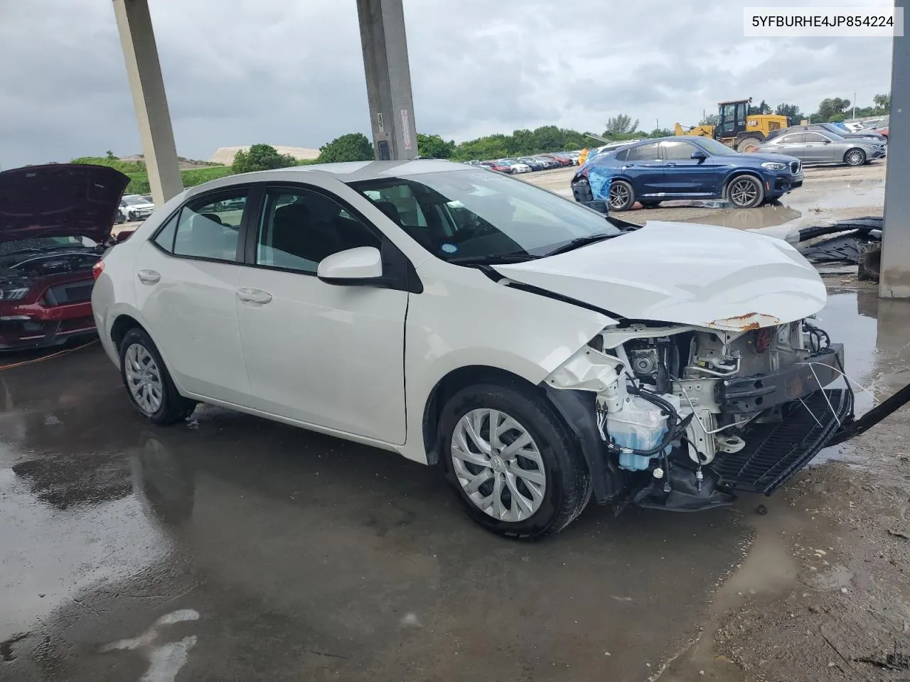 2018 Toyota Corolla L VIN: 5YFBURHE4JP854224 Lot: 72439354