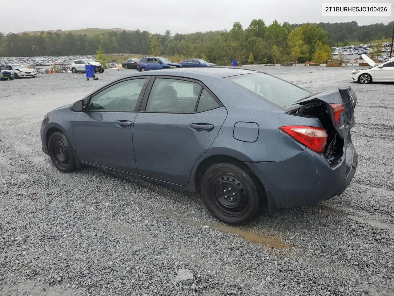 2018 Toyota Corolla L VIN: 2T1BURHE5JC100426 Lot: 72806934