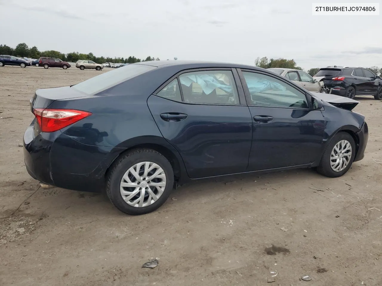 2018 Toyota Corolla L VIN: 2T1BURHE1JC974806 Lot: 72819234