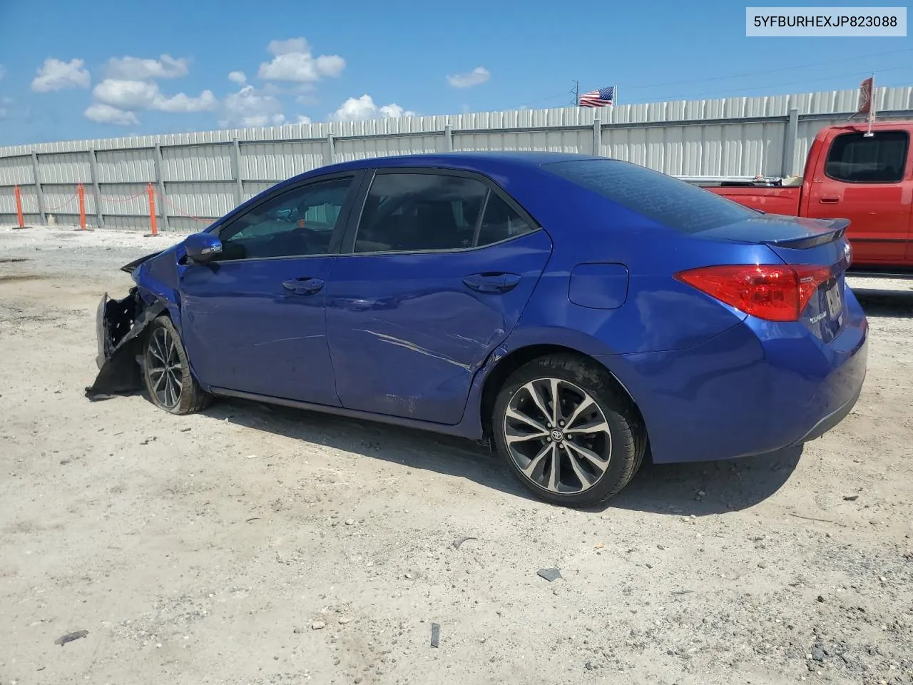 2018 Toyota Corolla L VIN: 5YFBURHEXJP823088 Lot: 72861304