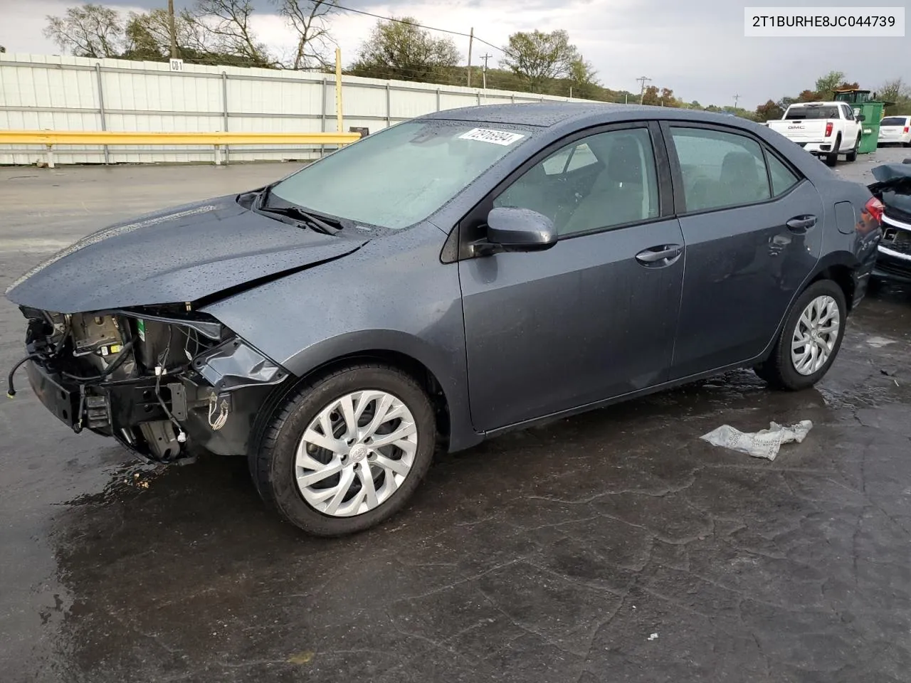 2018 Toyota Corolla L VIN: 2T1BURHE8JC044739 Lot: 72916994