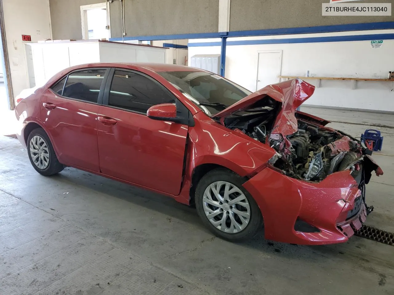 2018 Toyota Corolla L VIN: 2T1BURHE4JC113040 Lot: 73020764