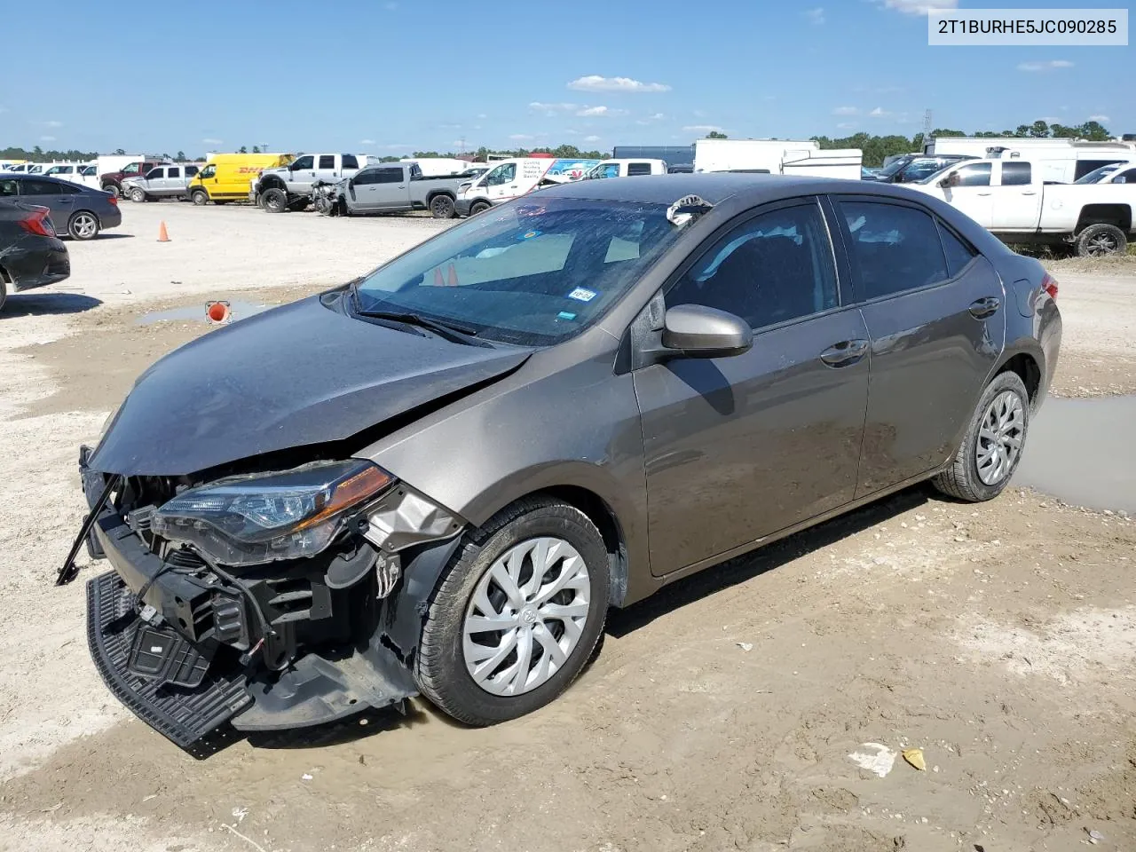 2018 Toyota Corolla L VIN: 2T1BURHE5JC090285 Lot: 73056324