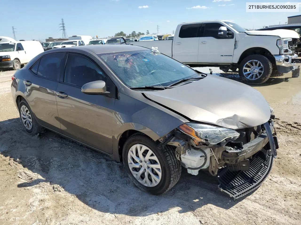 2018 Toyota Corolla L VIN: 2T1BURHE5JC090285 Lot: 73056324