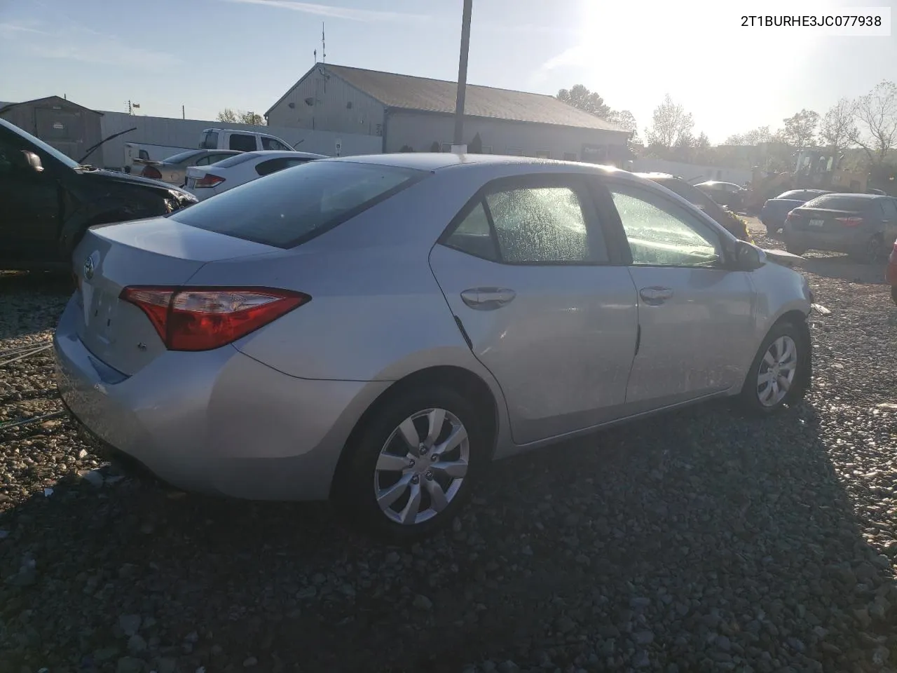 2T1BURHE3JC077938 2018 Toyota Corolla L