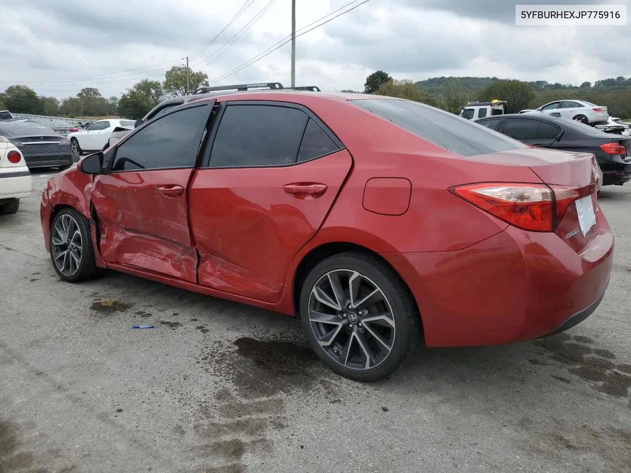 2018 Toyota Corolla L VIN: 5YFBURHEXJP775916 Lot: 73210364