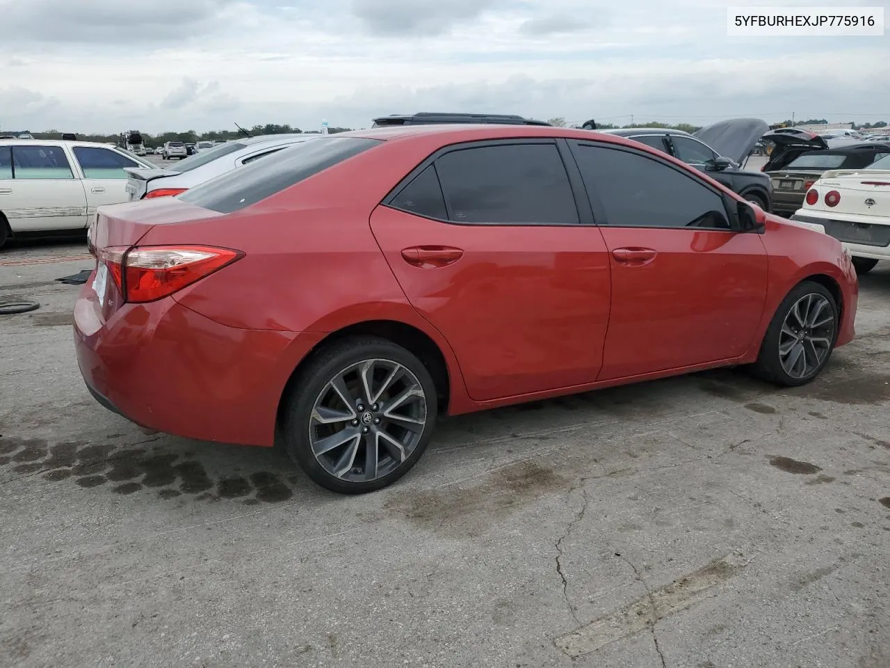 2018 Toyota Corolla L VIN: 5YFBURHEXJP775916 Lot: 73210364