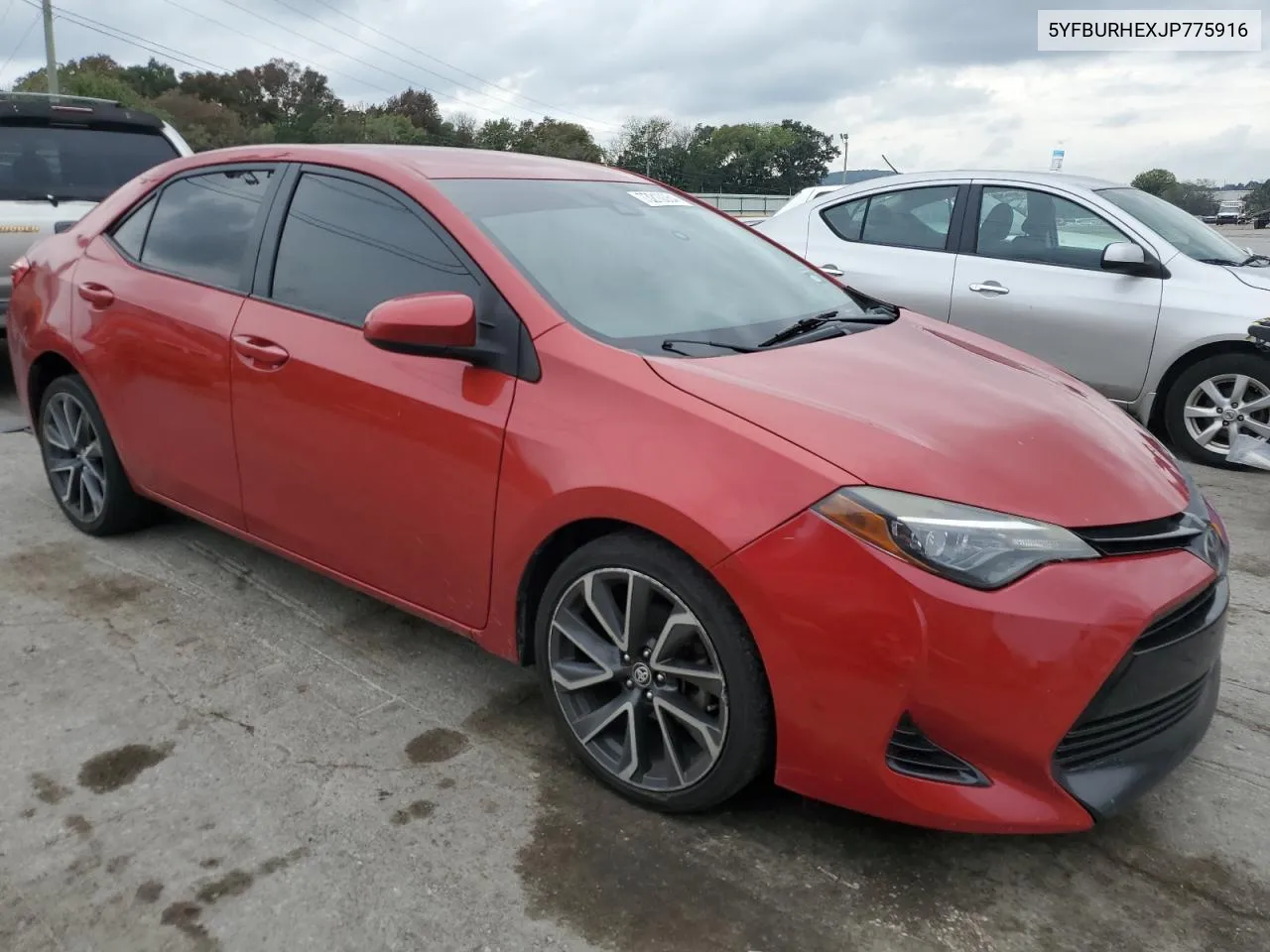 2018 Toyota Corolla L VIN: 5YFBURHEXJP775916 Lot: 73210364