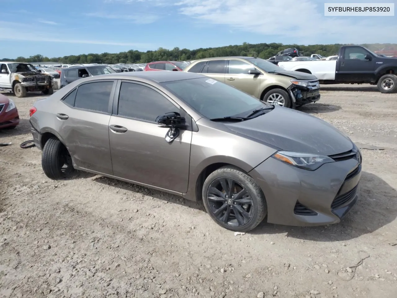 2018 Toyota Corolla L VIN: 5YFBURHE8JP853920 Lot: 73221044