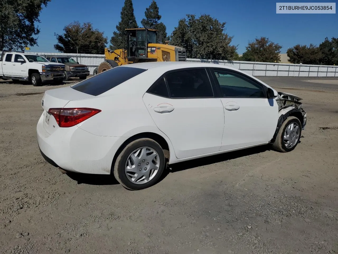 2018 Toyota Corolla L VIN: 2T1BURHE9JC053854 Lot: 73244724