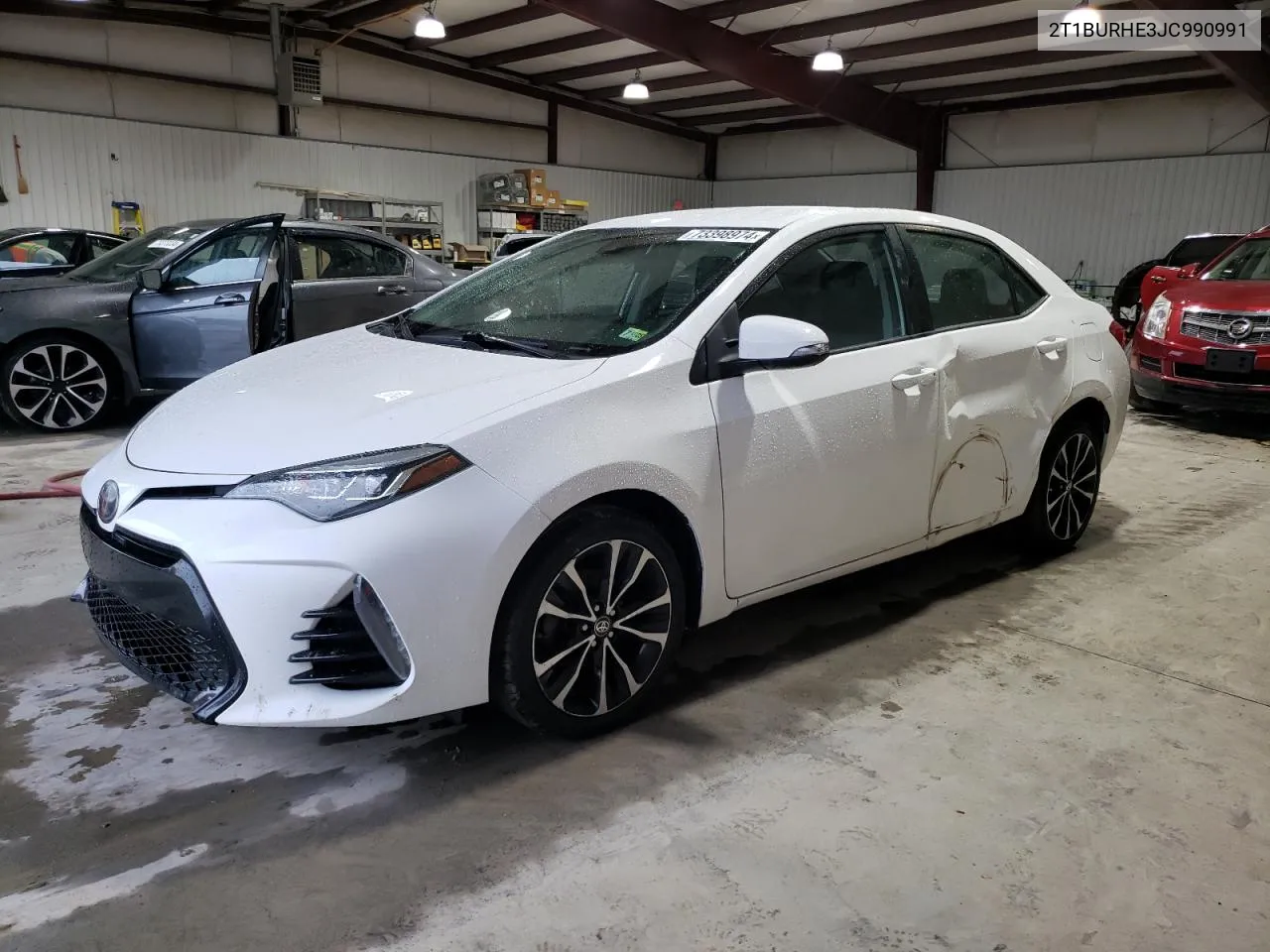 2018 Toyota Corolla L VIN: 2T1BURHE3JC990991 Lot: 73398974