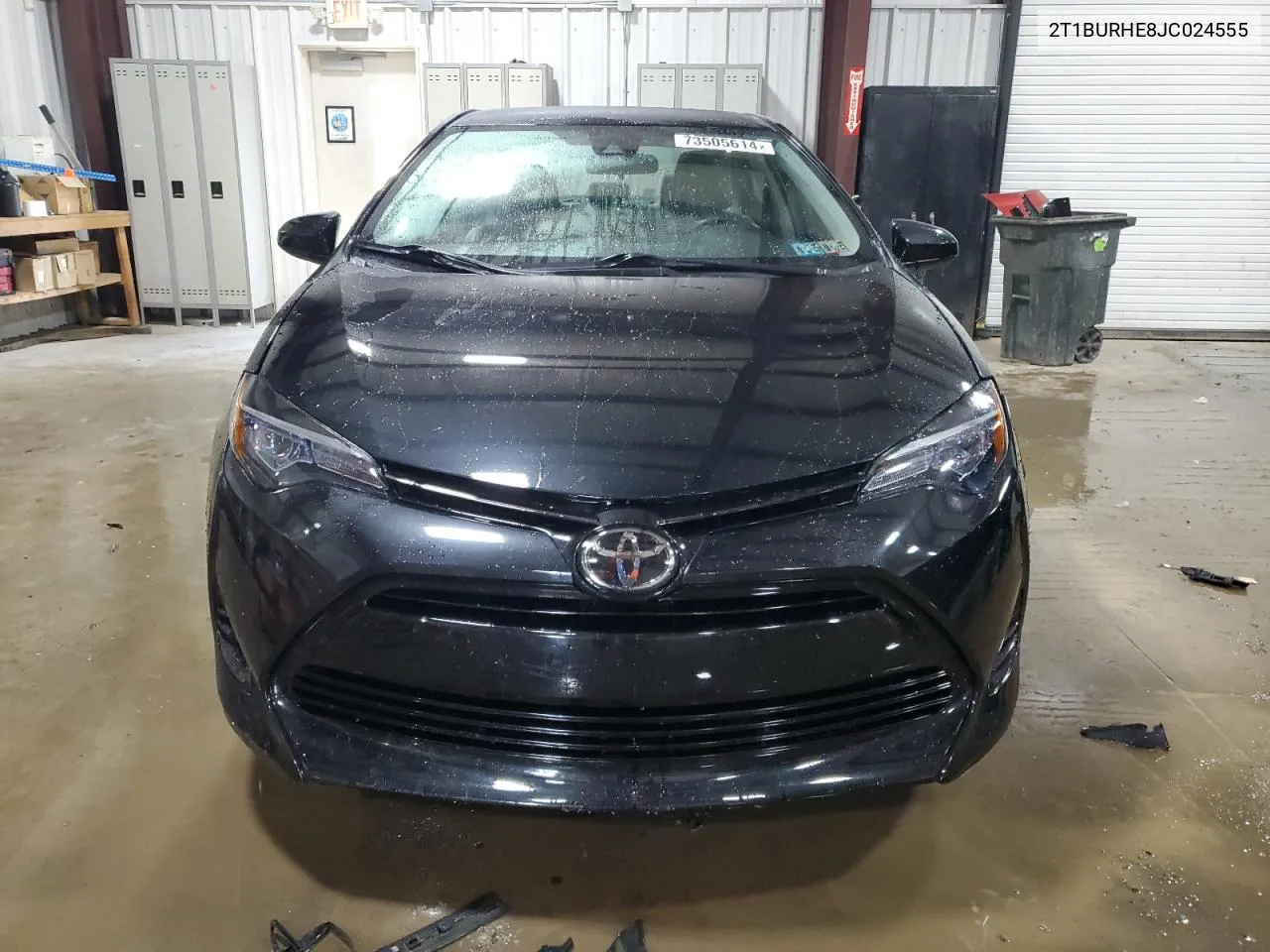 2018 Toyota Corolla L VIN: 2T1BURHE8JC024555 Lot: 73505614