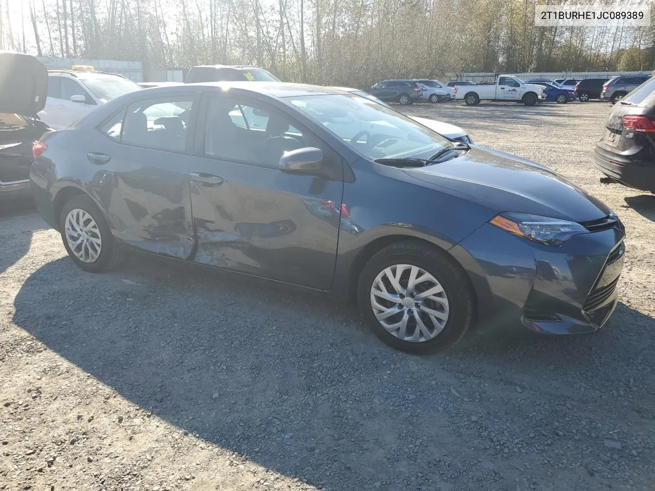 2T1BURHE1JC089389 2018 Toyota Corolla L