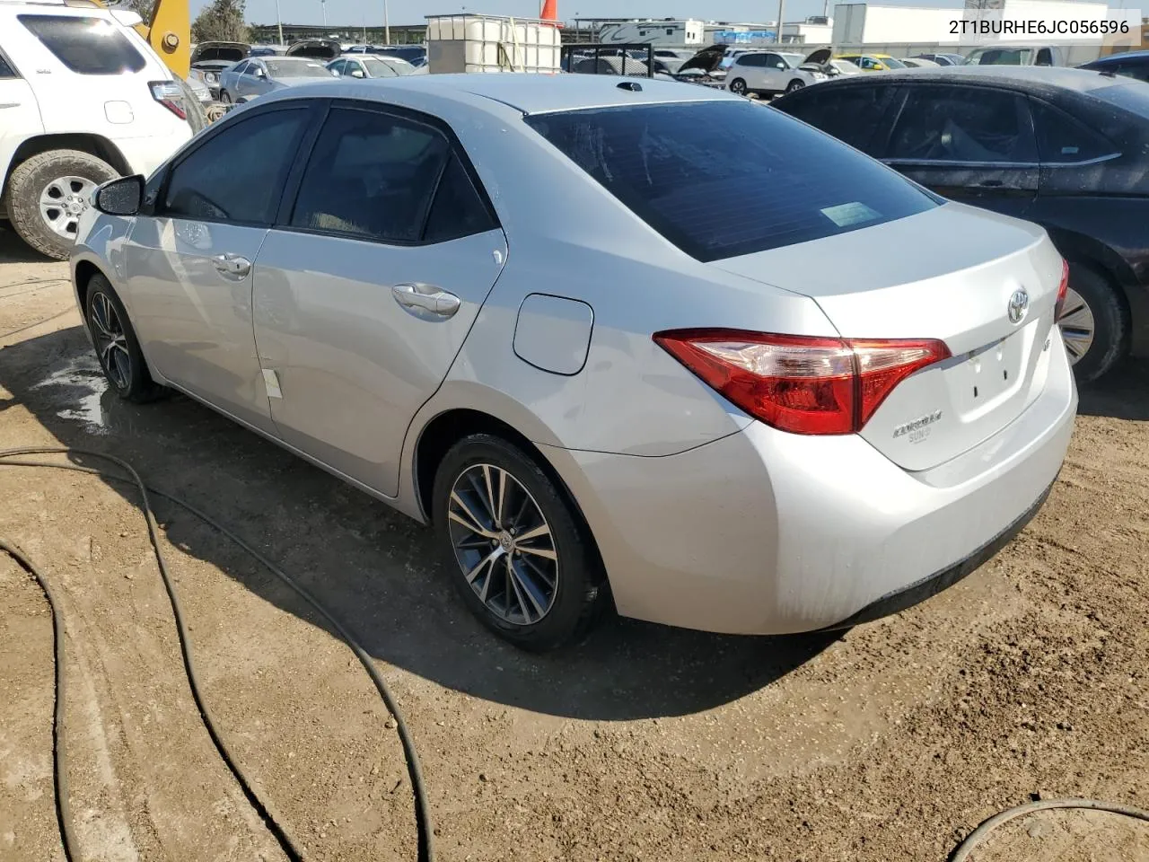 2018 Toyota Corolla L VIN: 2T1BURHE6JC056596 Lot: 73680334