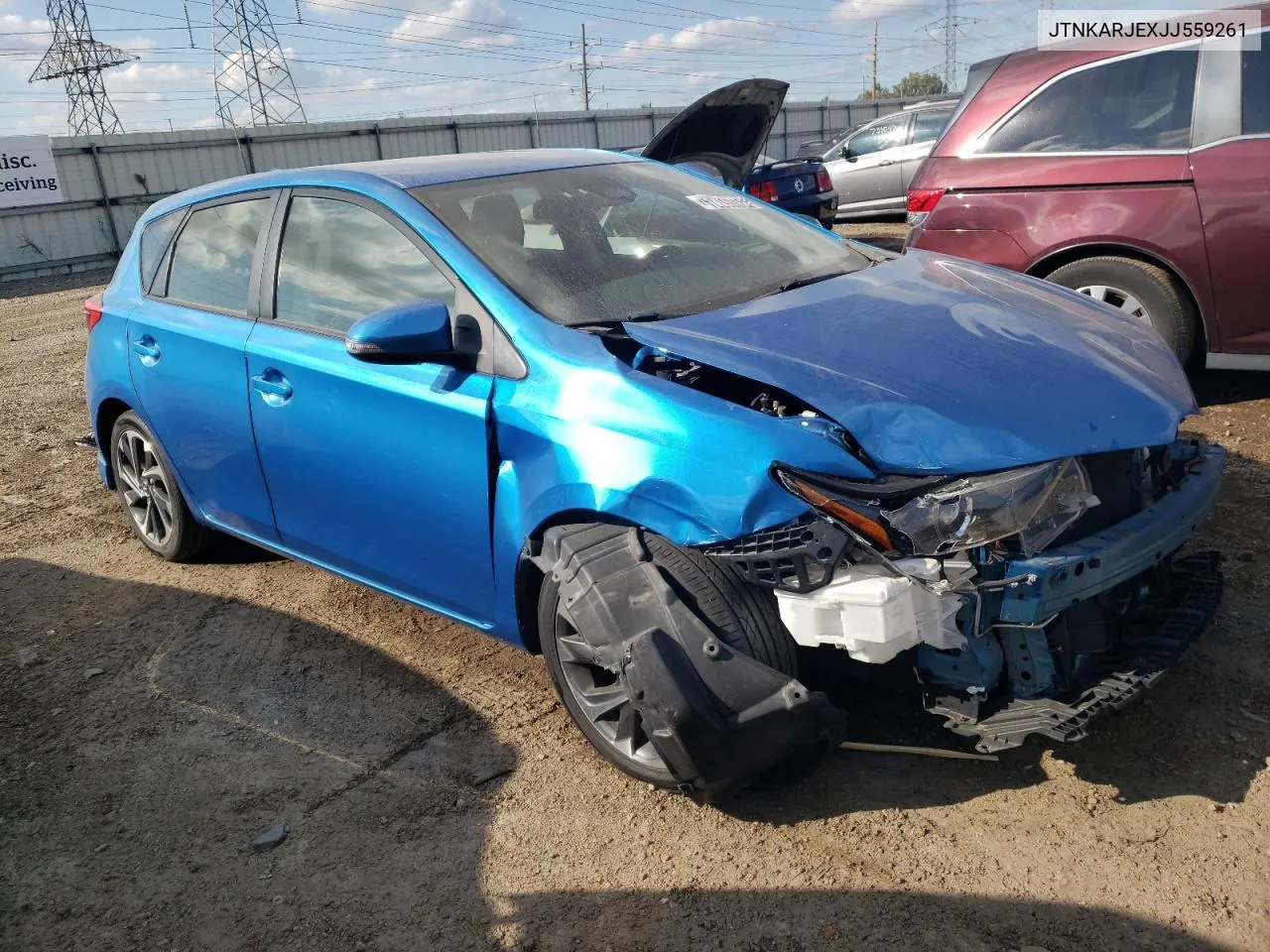 JTNKARJEXJJ559261 2018 Toyota Corolla Im