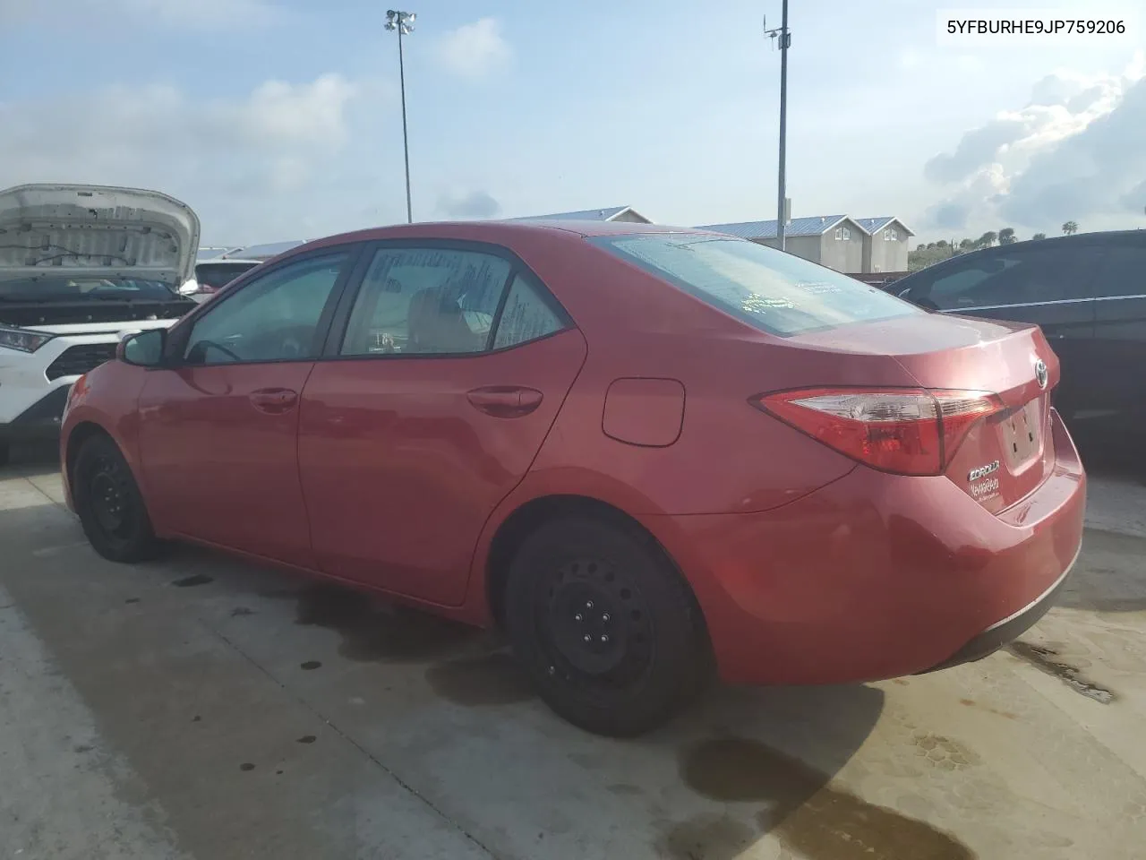 2018 Toyota Corolla L VIN: 5YFBURHE9JP759206 Lot: 73848644