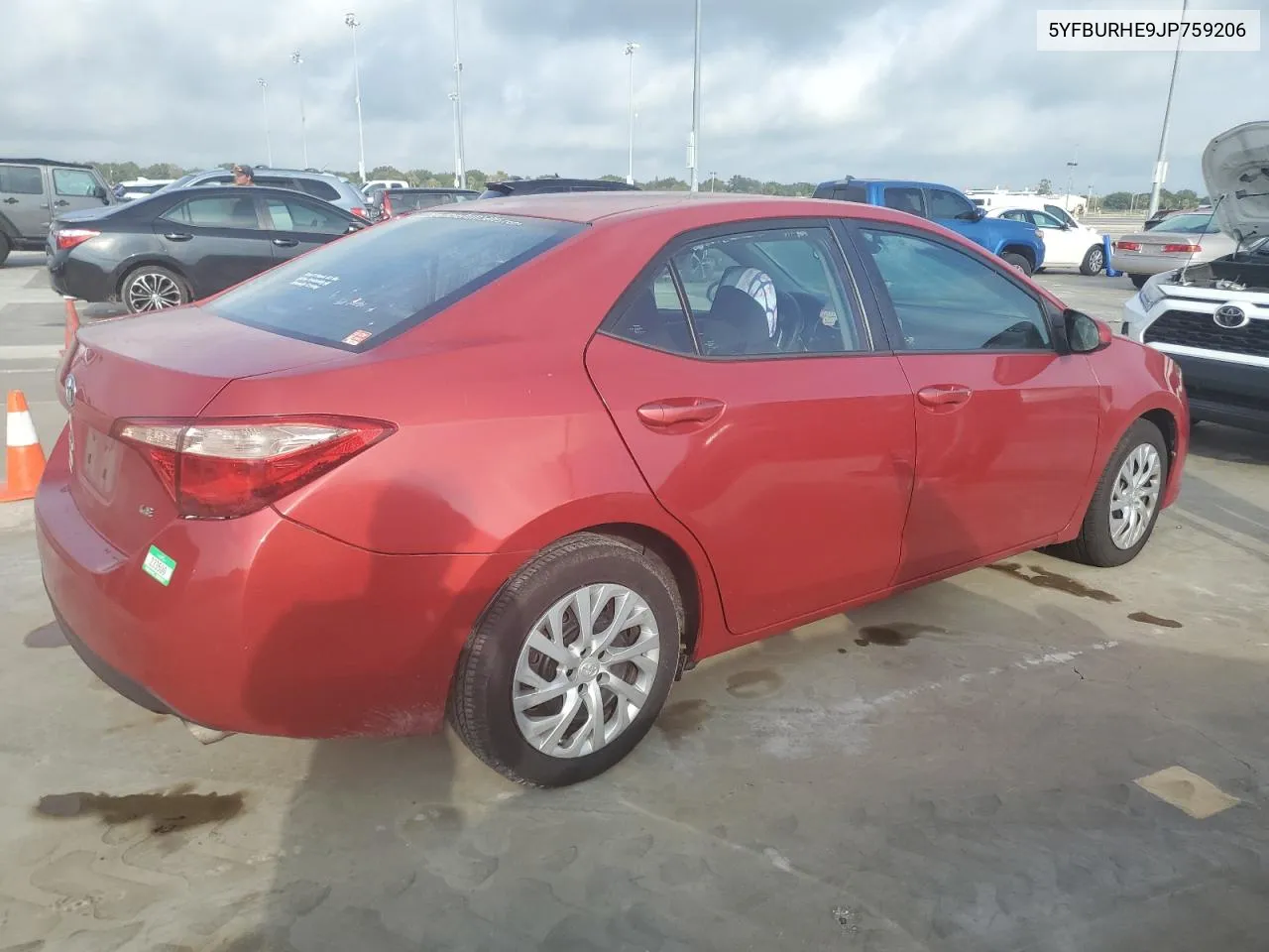 5YFBURHE9JP759206 2018 Toyota Corolla L