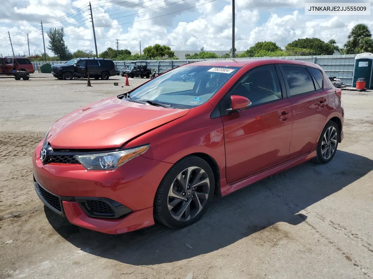 JTNKARJE2JJ555009 2018 Toyota Corolla Im