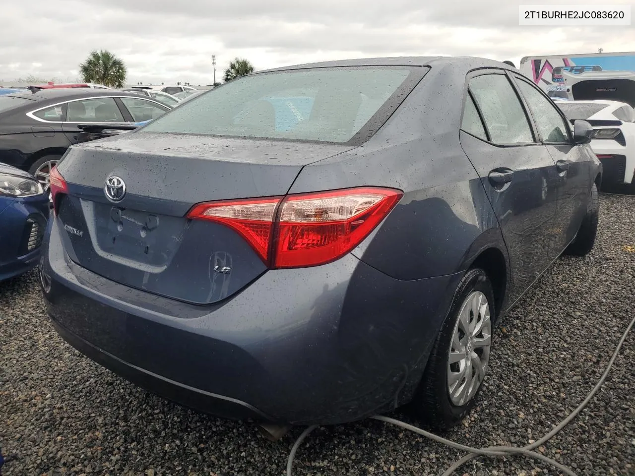 2018 Toyota Corolla L VIN: 2T1BURHE2JC083620 Lot: 74113164