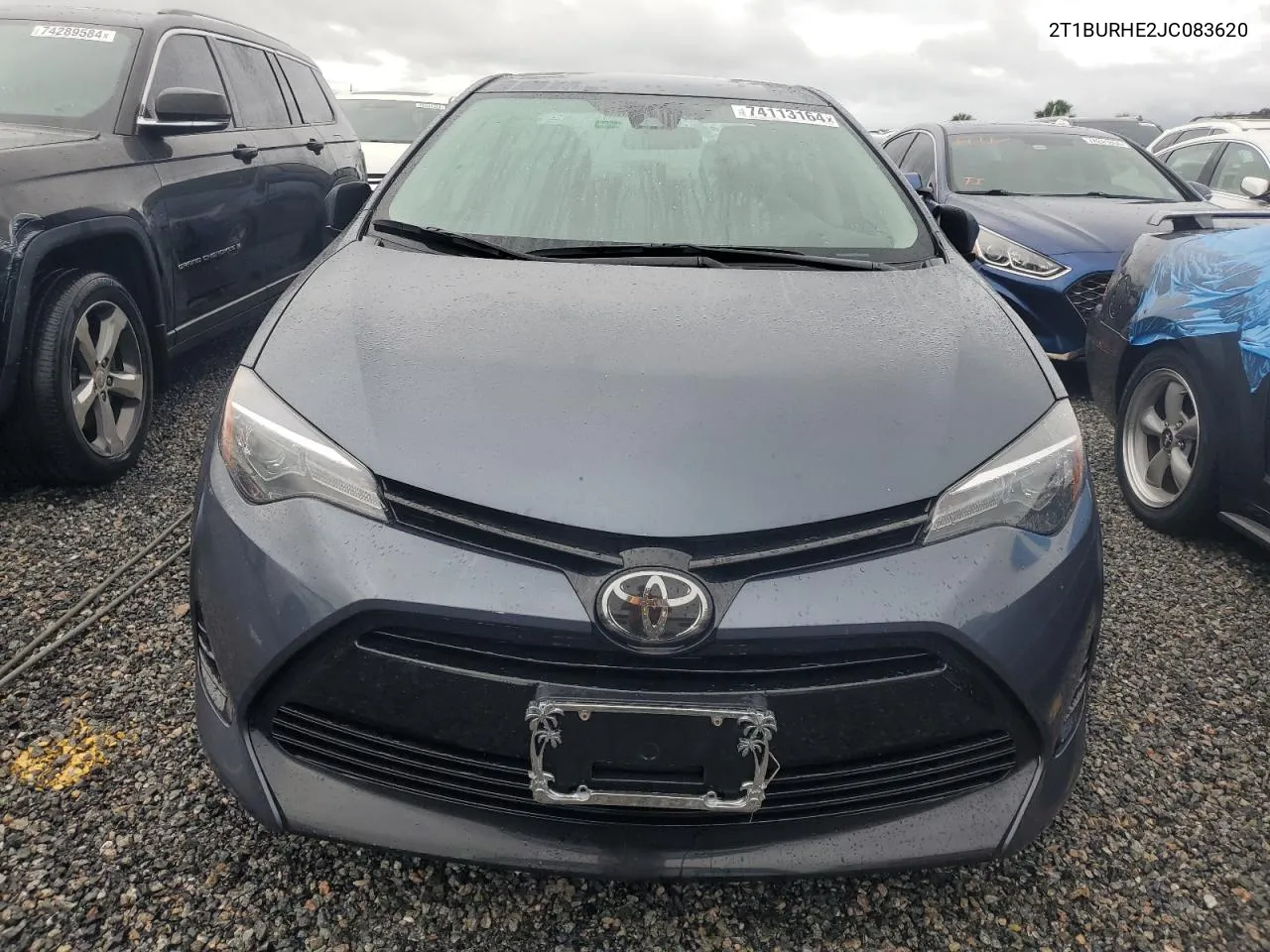 2018 Toyota Corolla L VIN: 2T1BURHE2JC083620 Lot: 74113164