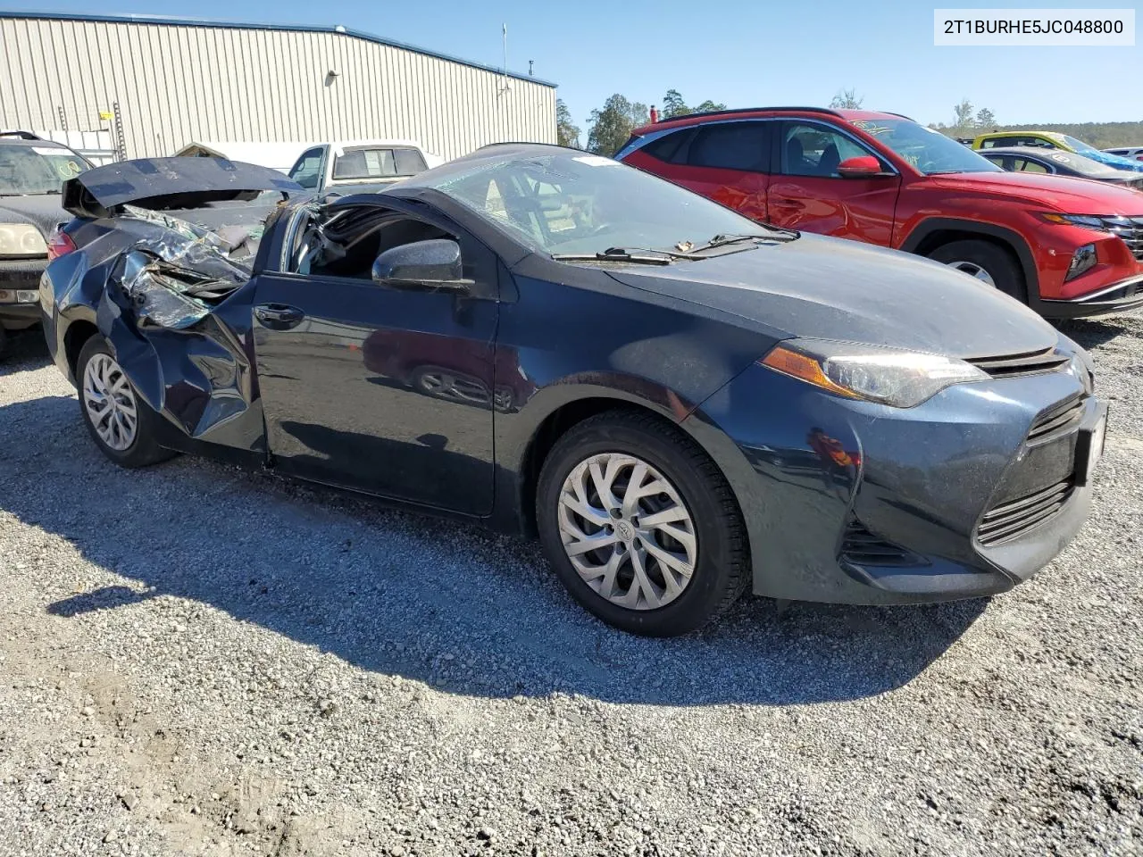 2018 Toyota Corolla L VIN: 2T1BURHE5JC048800 Lot: 74198444