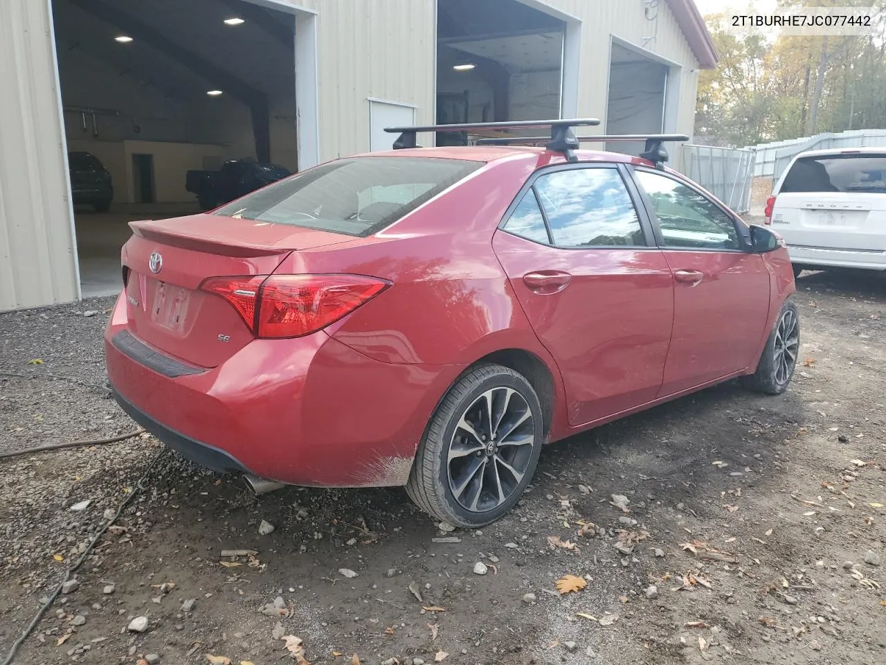 2018 Toyota Corolla L VIN: 2T1BURHE7JC077442 Lot: 74535914