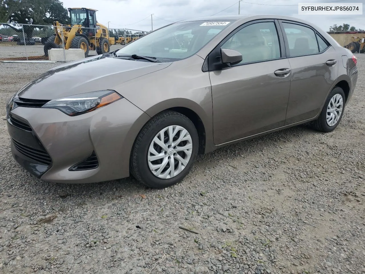 2018 Toyota Corolla L VIN: 5YFBURHEXJP856074 Lot: 74957554