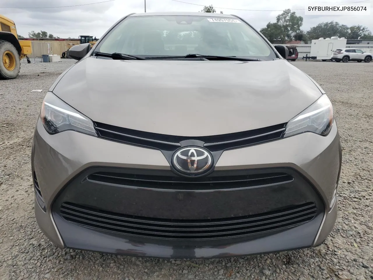 2018 Toyota Corolla L VIN: 5YFBURHEXJP856074 Lot: 74957554