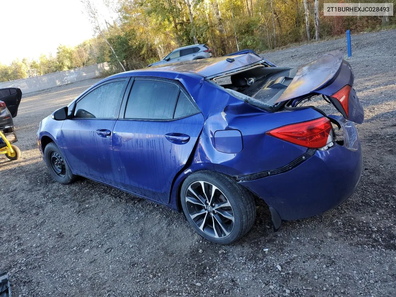 2018 Toyota Corolla L VIN: 2T1BURHEXJC028493 Lot: 76033164