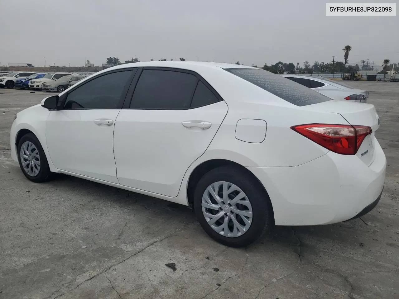 2018 Toyota Corolla L VIN: 5YFBURHE8JP822098 Lot: 76095754