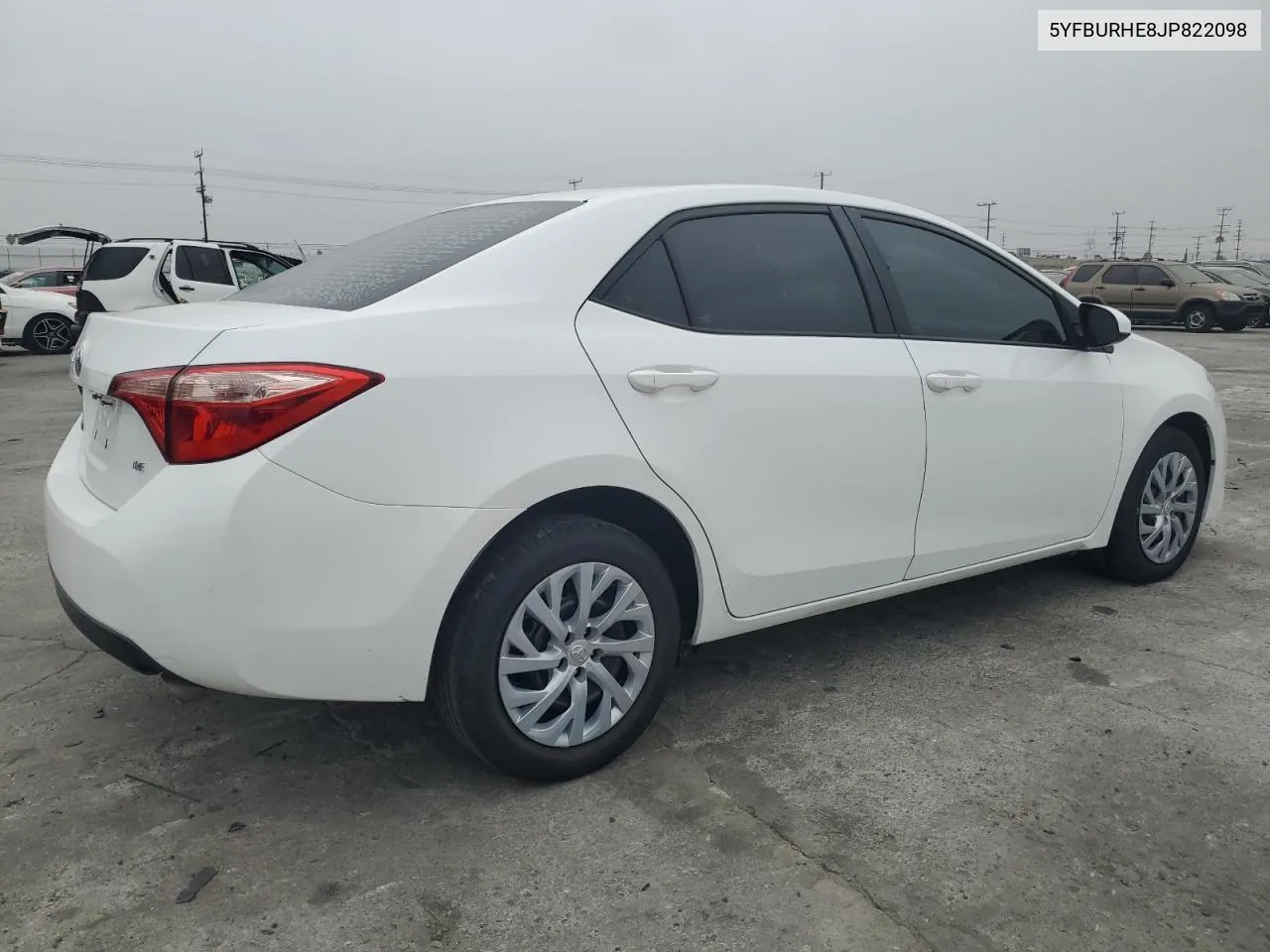 2018 Toyota Corolla L VIN: 5YFBURHE8JP822098 Lot: 76095754