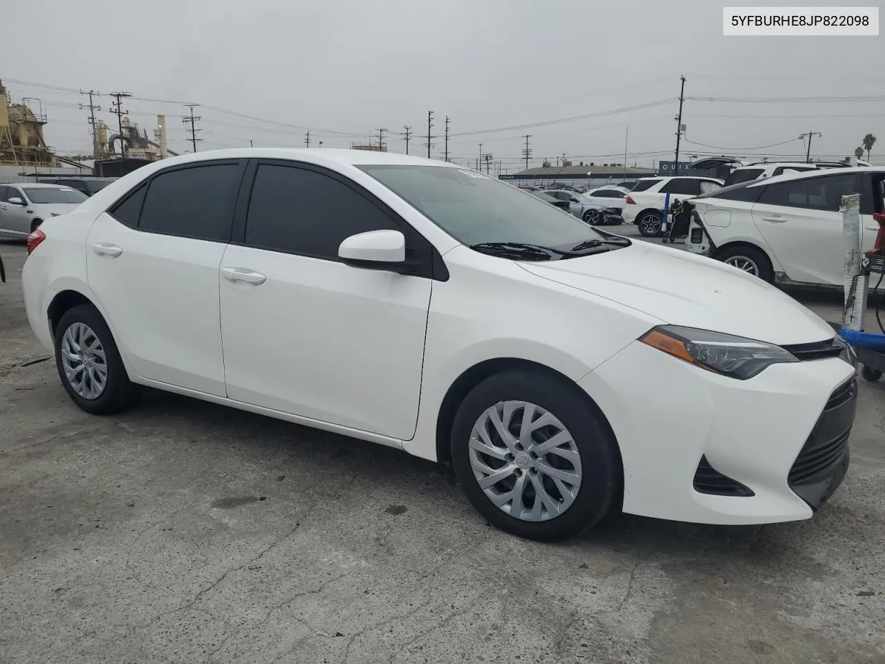 2018 Toyota Corolla L VIN: 5YFBURHE8JP822098 Lot: 76095754