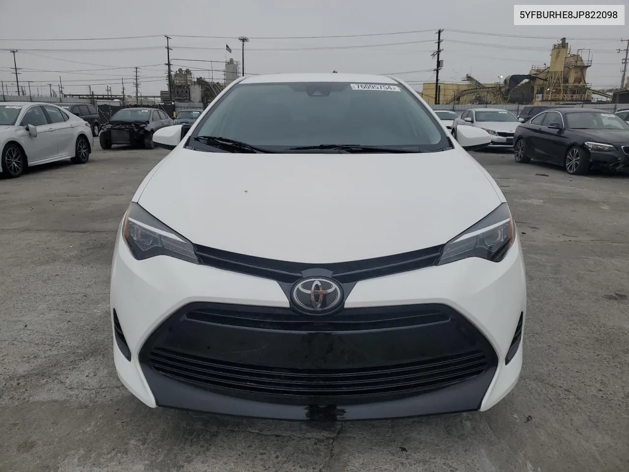 2018 Toyota Corolla L VIN: 5YFBURHE8JP822098 Lot: 76095754