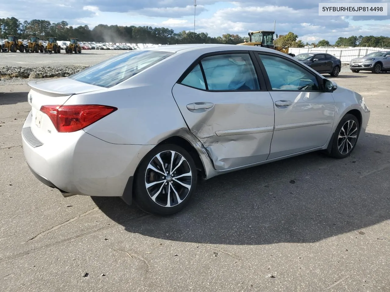 2018 Toyota Corolla L VIN: 5YFBURHE6JP814498 Lot: 76193394