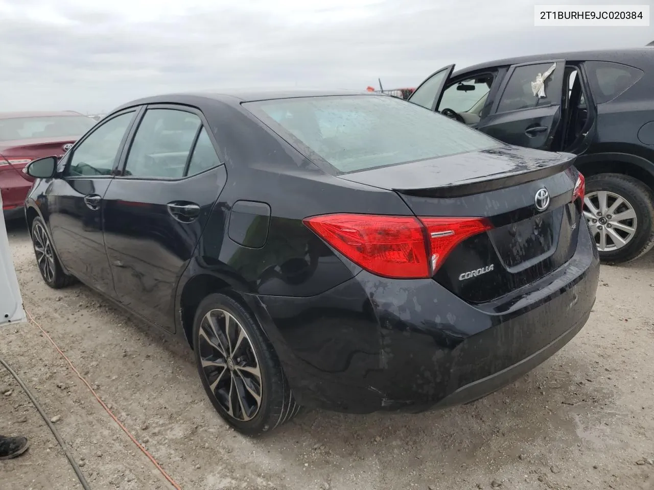 2018 Toyota Corolla L VIN: 2T1BURHE9JC020384 Lot: 76483714