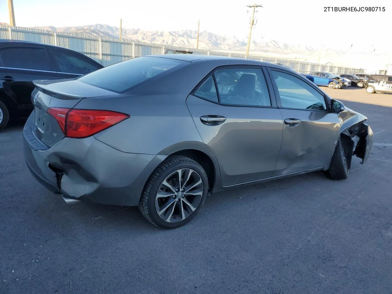 2018 Toyota Corolla L VIN: 2T1BURHE6JC980715 Lot: 77030174