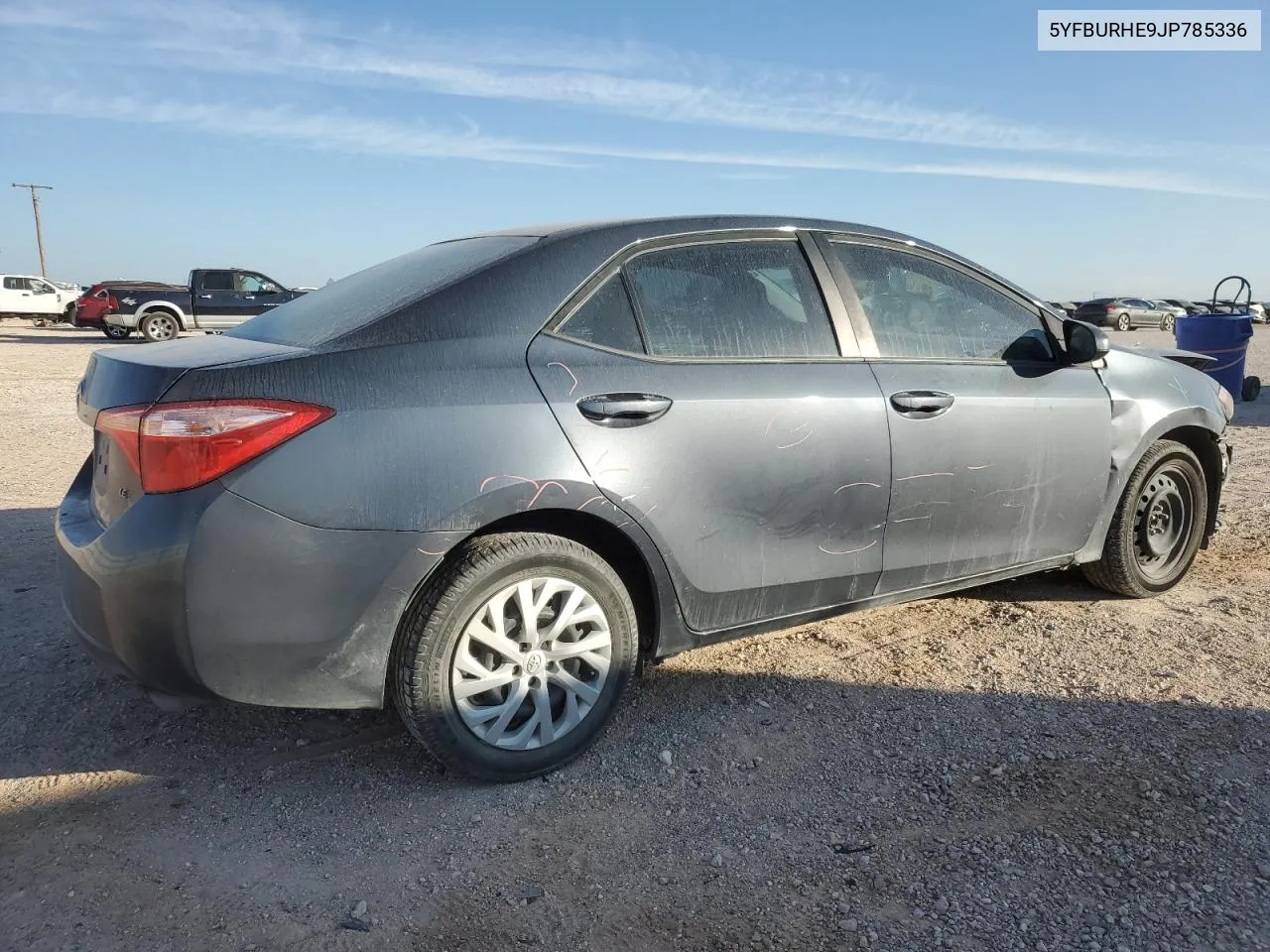 2018 Toyota Corolla L VIN: 5YFBURHE9JP785336 Lot: 77131994