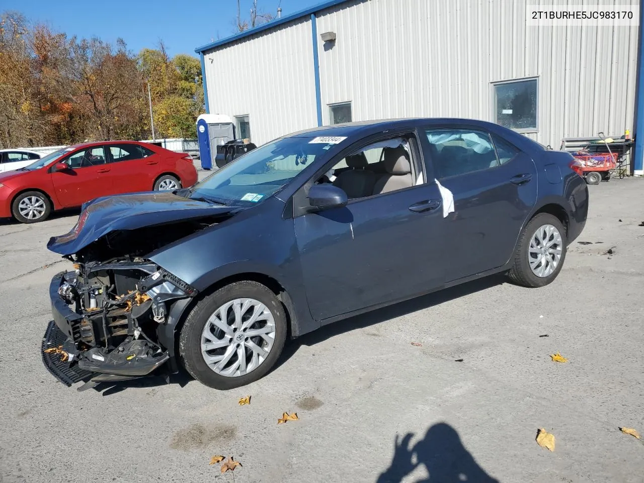 2018 Toyota Corolla L VIN: 2T1BURHE5JC983170 Lot: 77403344