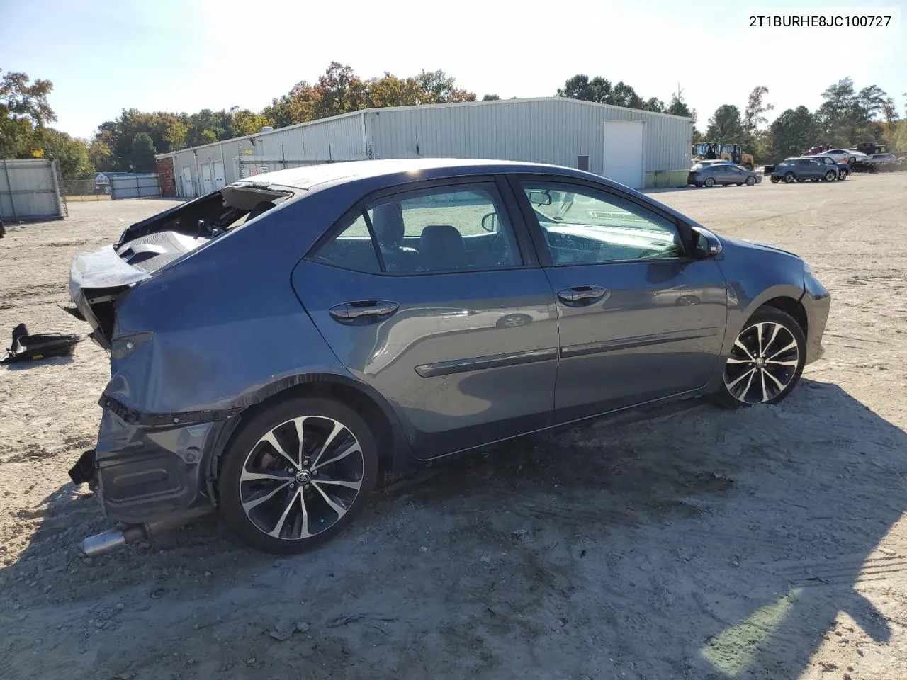 2018 Toyota Corolla L VIN: 2T1BURHE8JC100727 Lot: 77418264