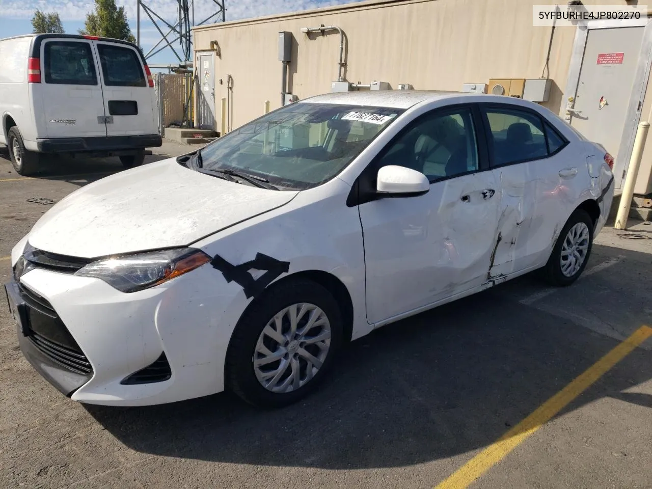 5YFBURHE4JP802270 2018 Toyota Corolla L