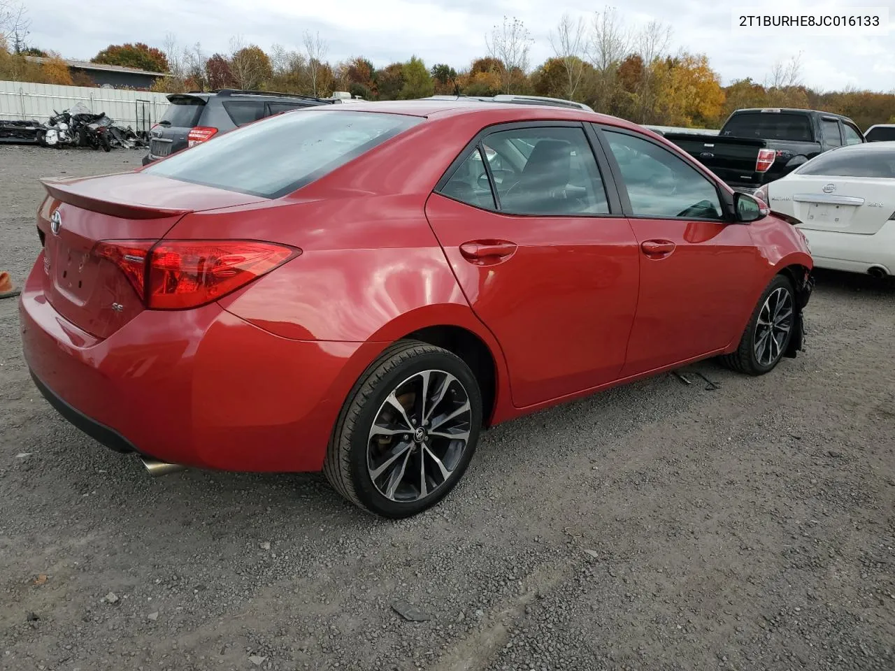 2018 Toyota Corolla L VIN: 2T1BURHE8JC016133 Lot: 77638234