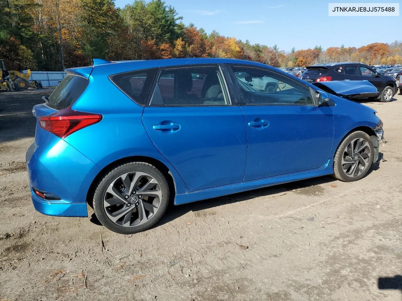 2018 Toyota Corolla Im VIN: JTNKARJE8JJ575488 Lot: 77638594