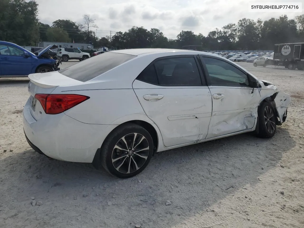 2018 Toyota Corolla L VIN: 5YFBURHE8JP774716 Lot: 77894924