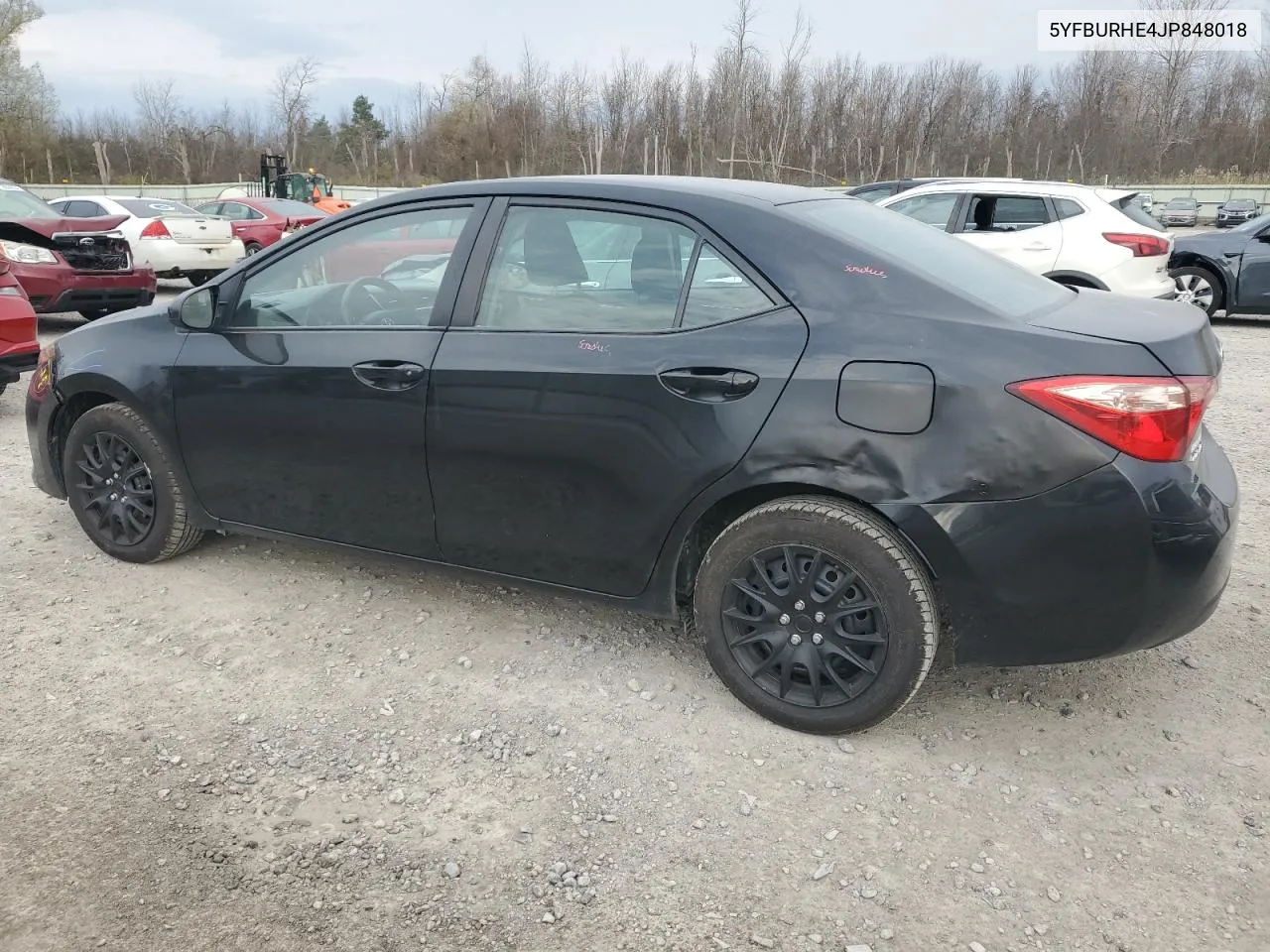 2018 Toyota Corolla L VIN: 5YFBURHE4JP848018 Lot: 77947734