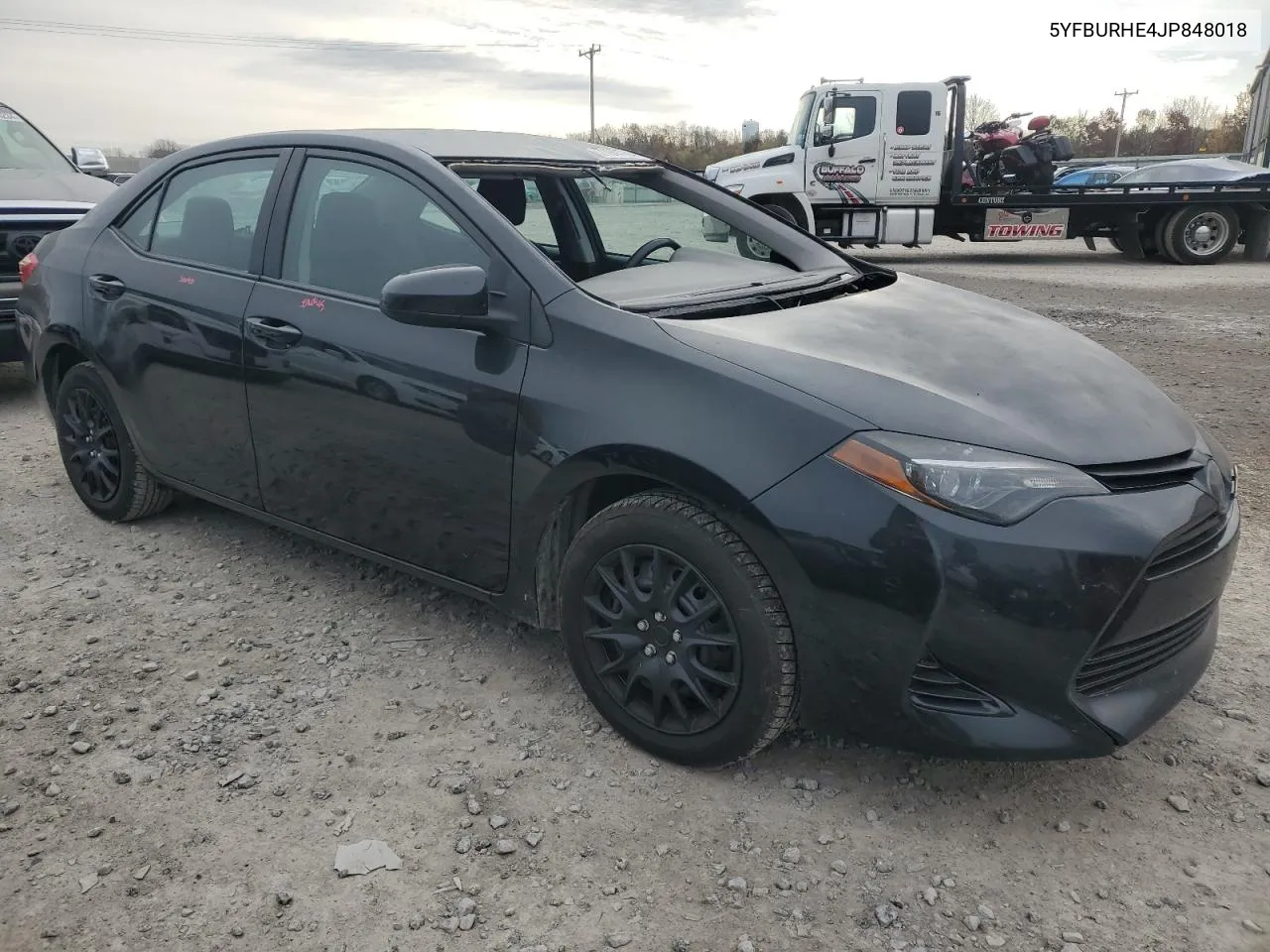 2018 Toyota Corolla L VIN: 5YFBURHE4JP848018 Lot: 77947734