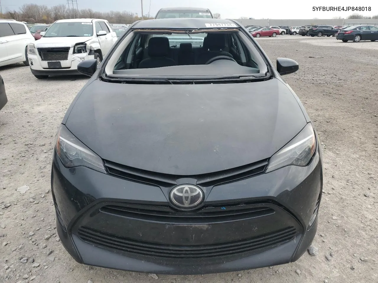 2018 Toyota Corolla L VIN: 5YFBURHE4JP848018 Lot: 77947734