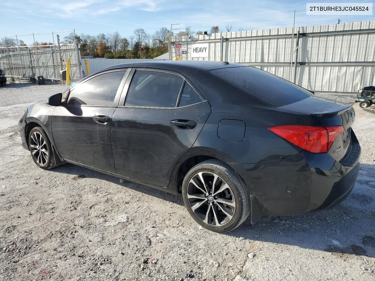 2T1BURHE3JC045524 2018 Toyota Corolla L