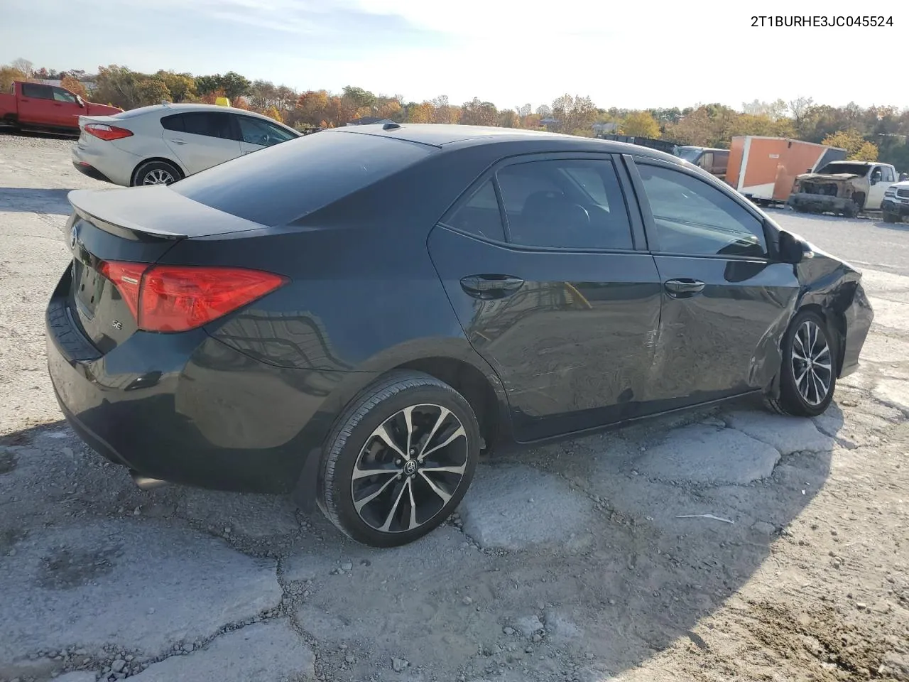 2018 Toyota Corolla L VIN: 2T1BURHE3JC045524 Lot: 77999324