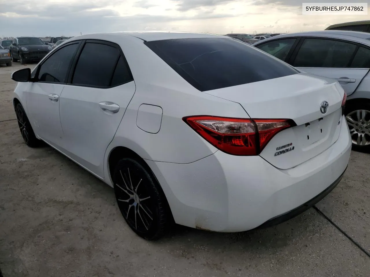 2018 Toyota Corolla L VIN: 5YFBURHE5JP747862 Lot: 78048454