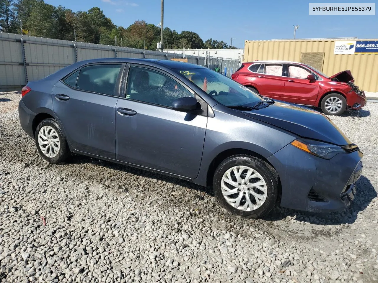 2018 Toyota Corolla L VIN: 5YFBURHE5JP855379 Lot: 78157954